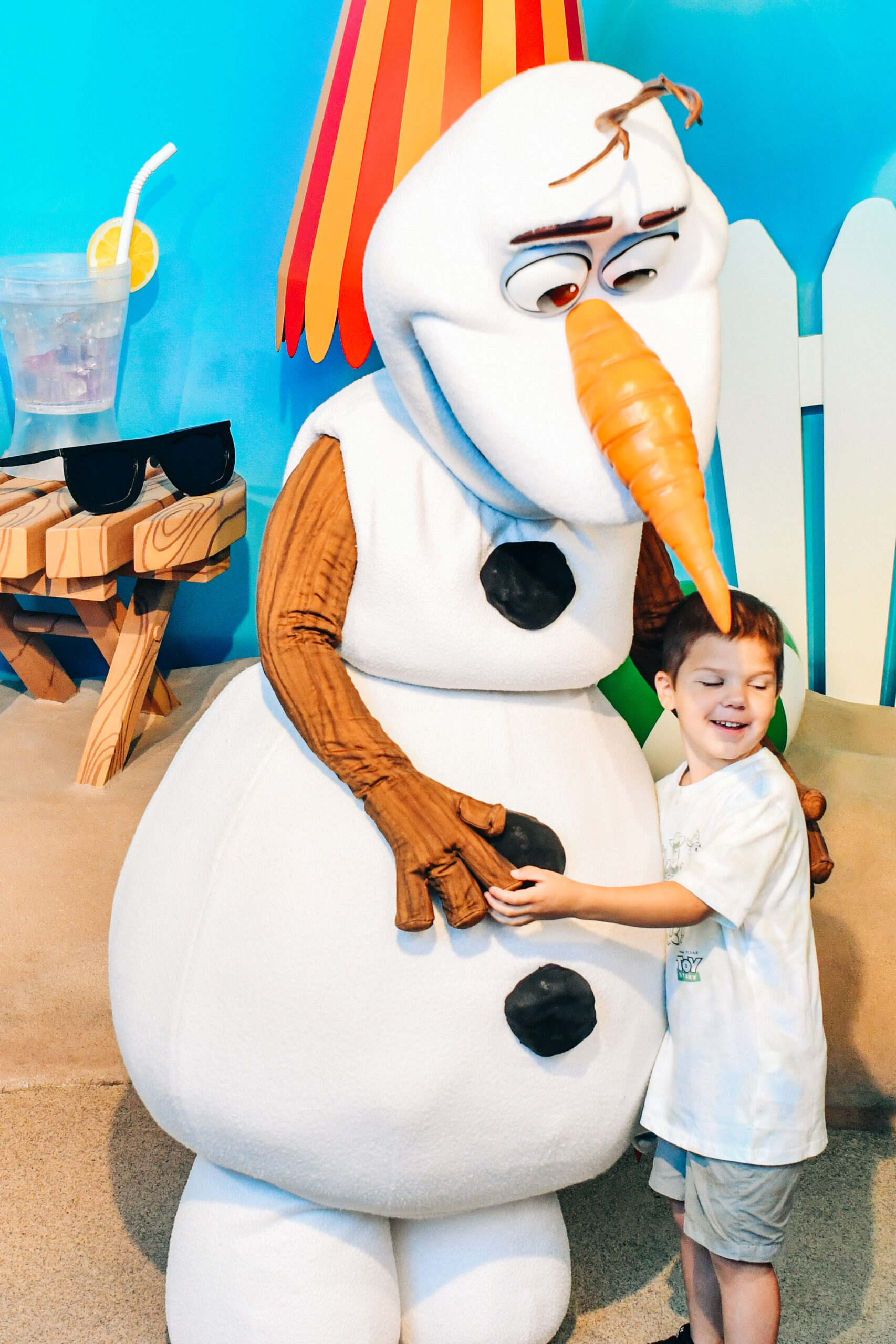 child with olaf