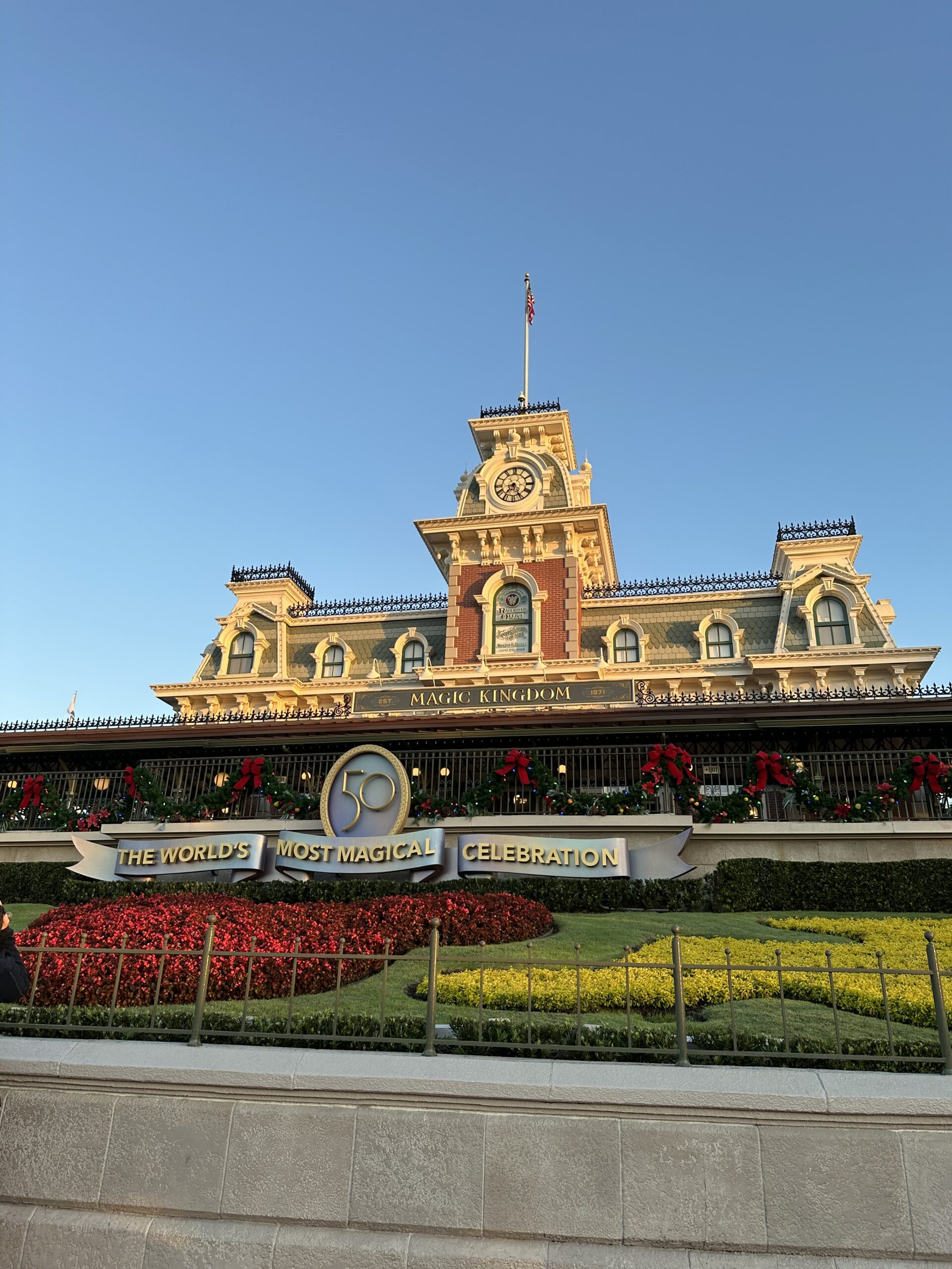 Front of Disney World Magic Kingdom