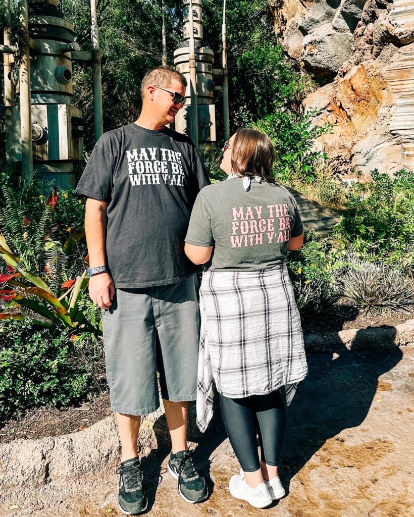 Couple at Hollywood Studios